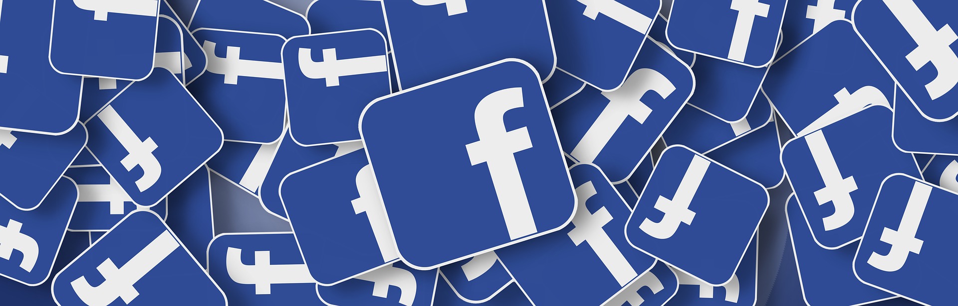 Viele Facebook-Logos.